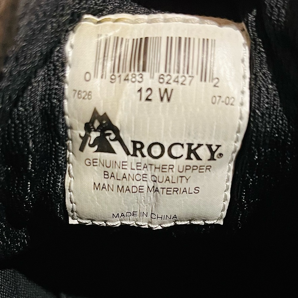 Men's Rocky Brown Leather Boots - Picture 10 of 10